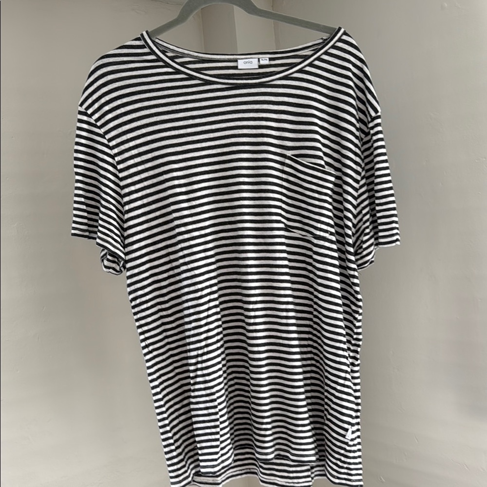Black and White Striped T-Shirt